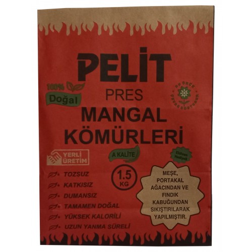 Pelit 1,5 Kg Mangal Briket Kömür